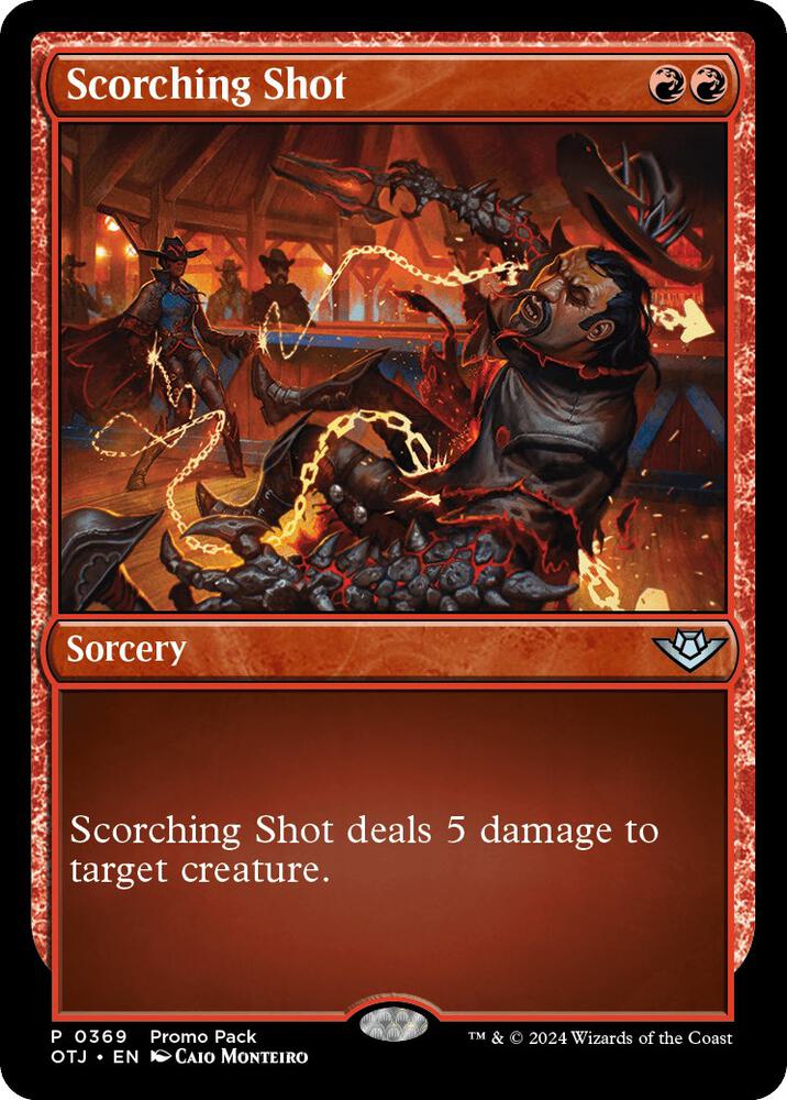 Scorching Shot (Promo Pack) [Outlaws of Thunder Junction Promos]