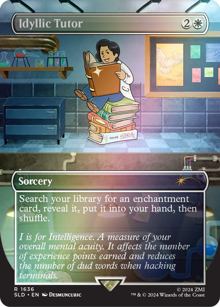 Idyllic Tutor (1636) (Rainbow Foil) [Secret Lair Drop Series]