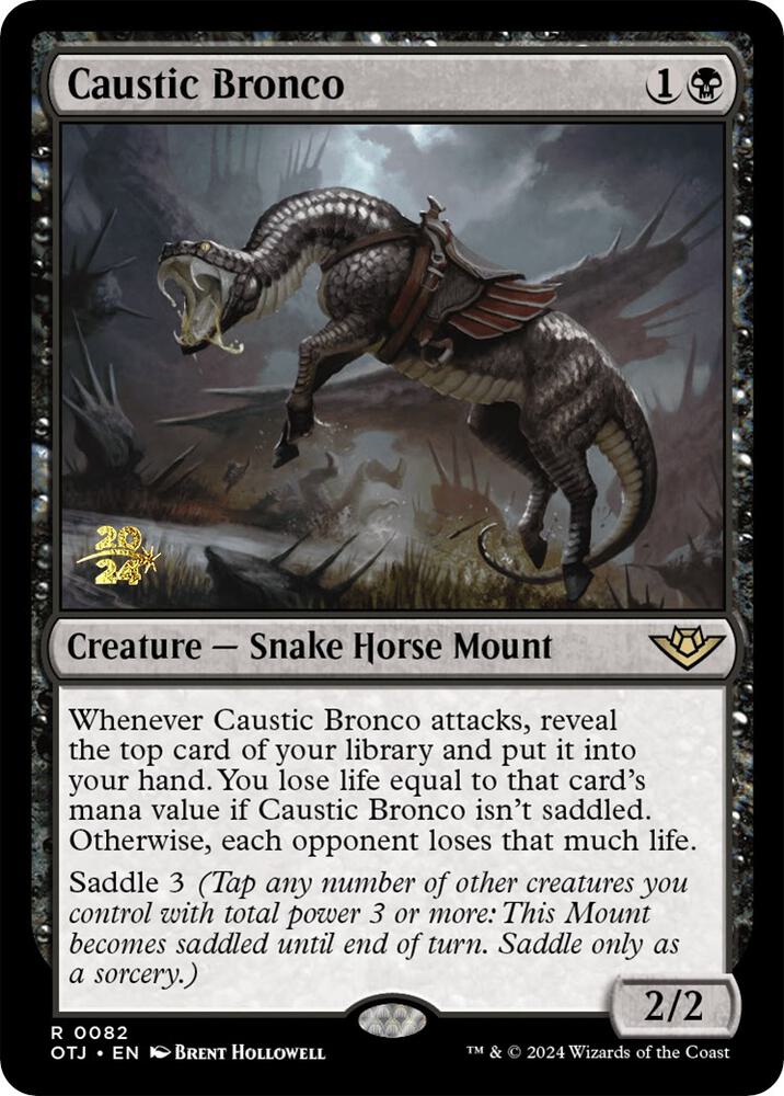 Caustic Bronco [Outlaws of Thunder Junction Prerelease Promos]