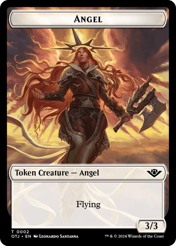 Angel Token [Outlaws of Thunder Junction Tokens]
