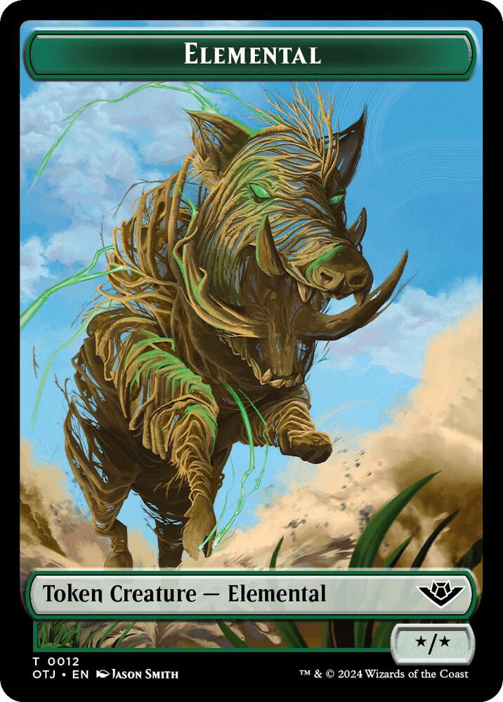 Elemental Token [Outlaws of Thunder Junction Tokens]