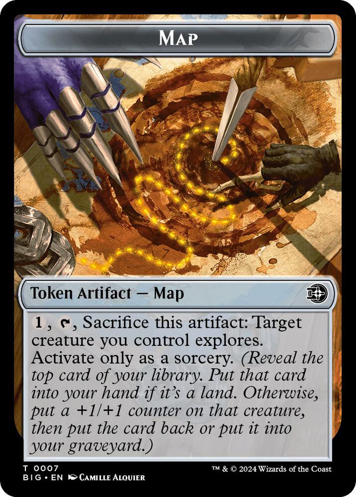 Map Token [Outlaws of Thunder Junction: The Big Score Tokens]