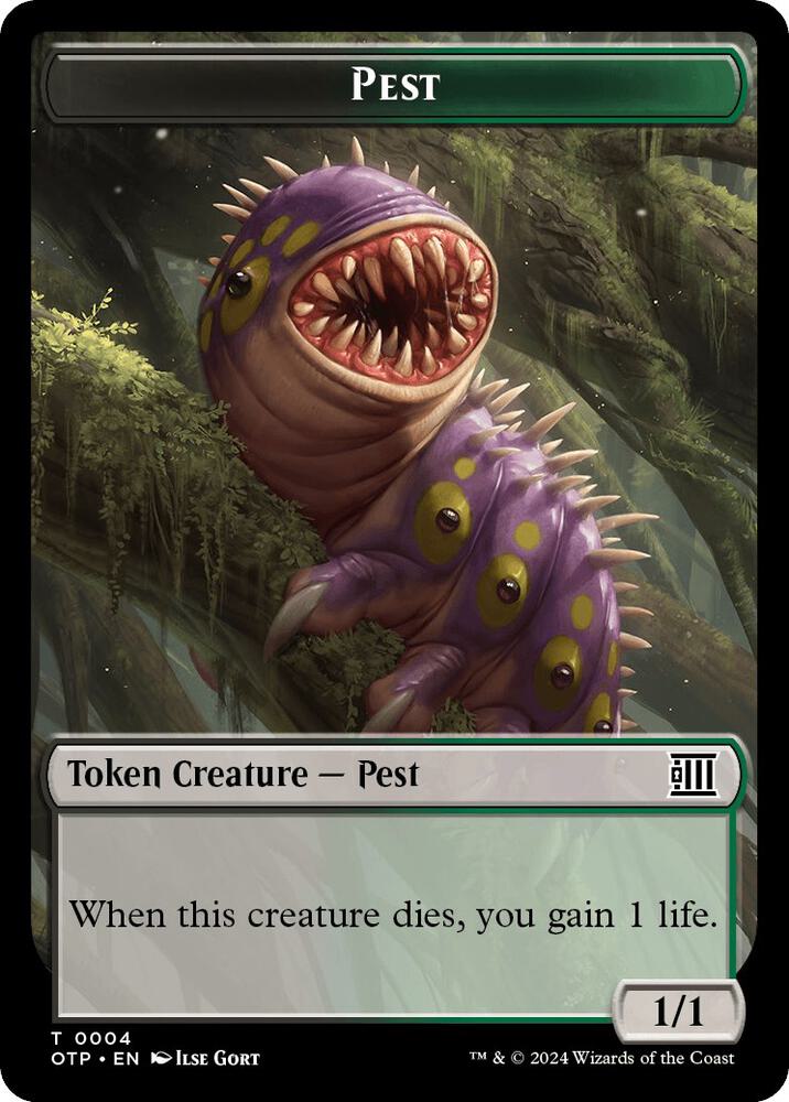 Pest Token [Outlaws of Thunder Junction: Breaking News Tokens]