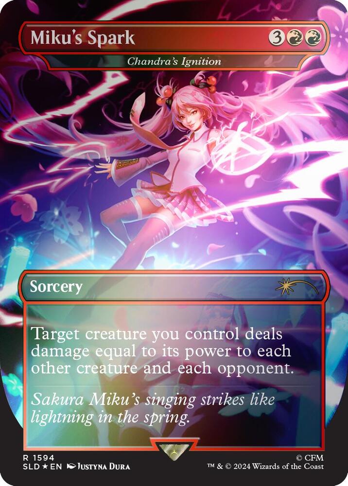 Miku's Spark - Chandra's Ignition (Rainbow Foil) [Secret Lair Drop Series]