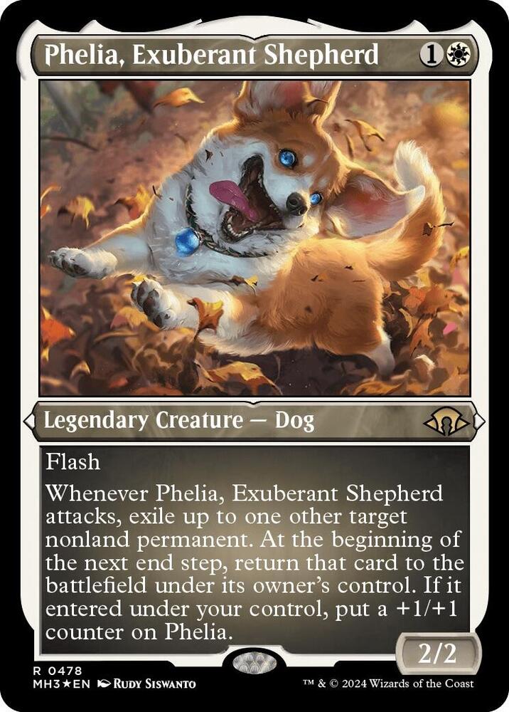 Phelia, Exuberant Shepherd (Foil Etched) [Modern Horizons 3]
