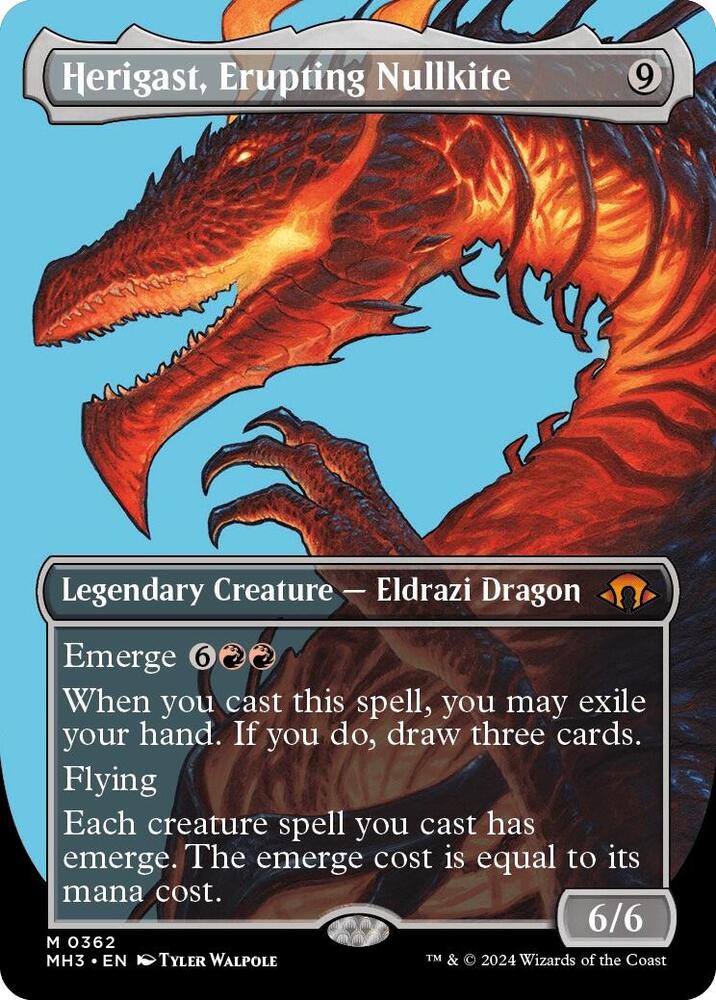 Herigast, Erupting Nullkite (Borderless) [Modern Horizons 3]
