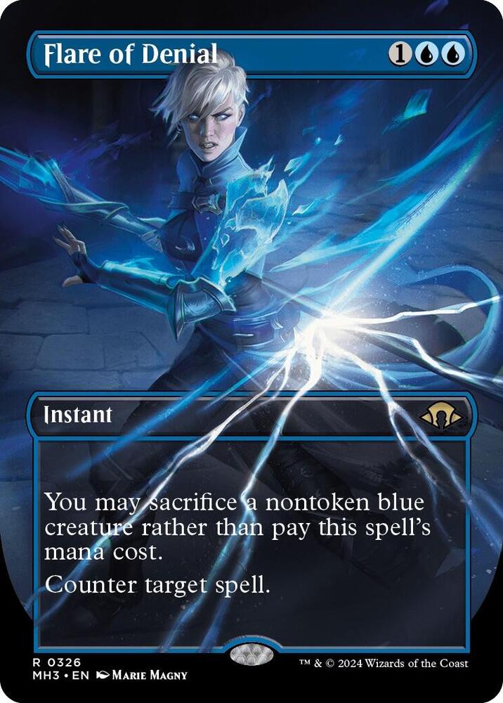 Flare of Denial (Borderless) [Modern Horizons 3]