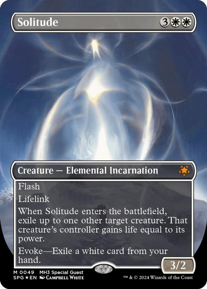 Solitude (Borderless) (Textured Foil) [Modern Horizons 3 Special Guests]