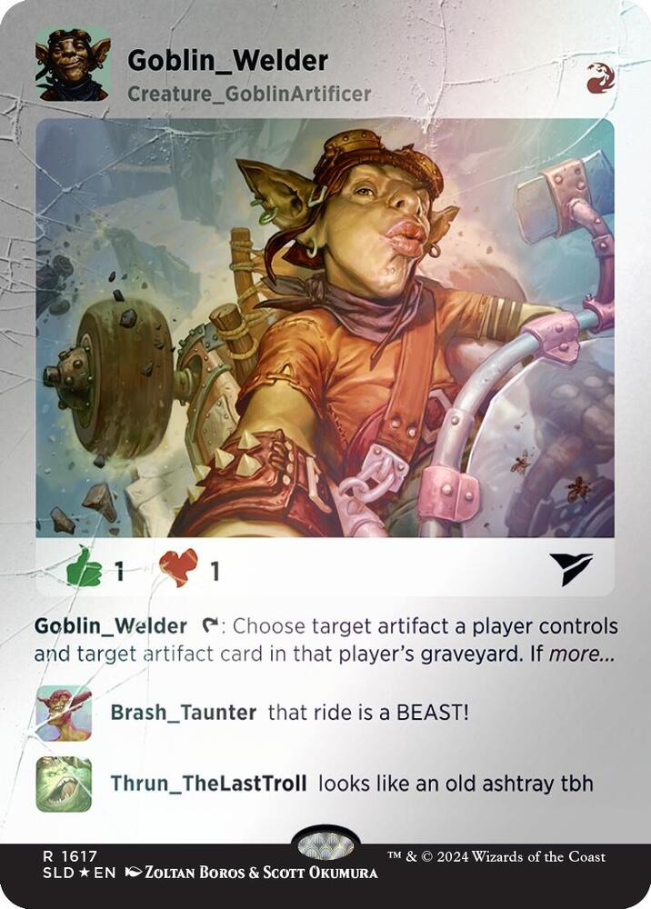 Goblin Welder (Rainbow Foil) [Secret Lair Drop Series]