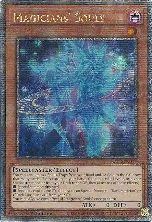 Magicians' Souls (Quarter Century Secret Rare) [RA02-EN014] Quarter Century Secret Rare