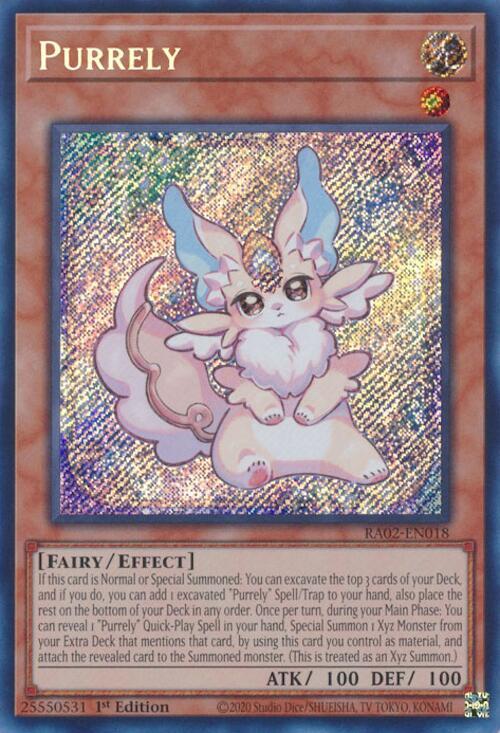 Purrely (Secret Rare) [RA02-EN018] Secret Rare