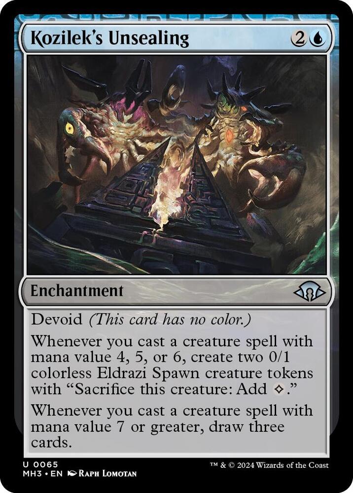 Kozilek's Unsealing [Modern Horizons 3]