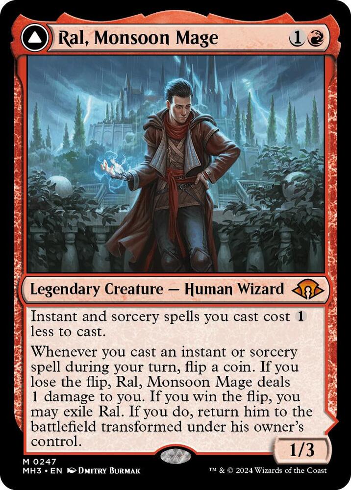 Ral, Monsoon Mage // Ral, Leyline Prodigy [Modern Horizons 3]