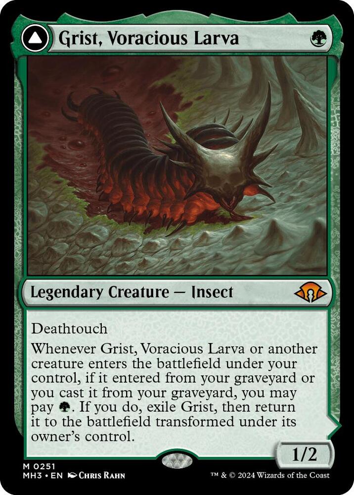 Grist, Voracious Larva // Grist, the Plague Swarm [Modern Horizons 3]