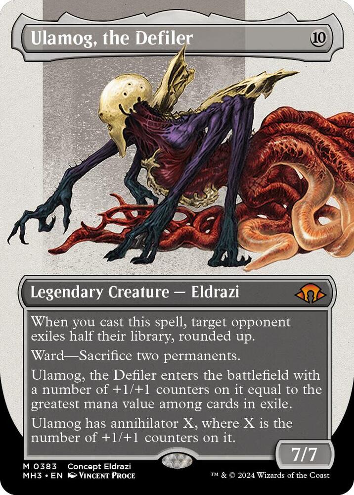 Ulamog, the Defiler (Borderless) [Modern Horizons 3]