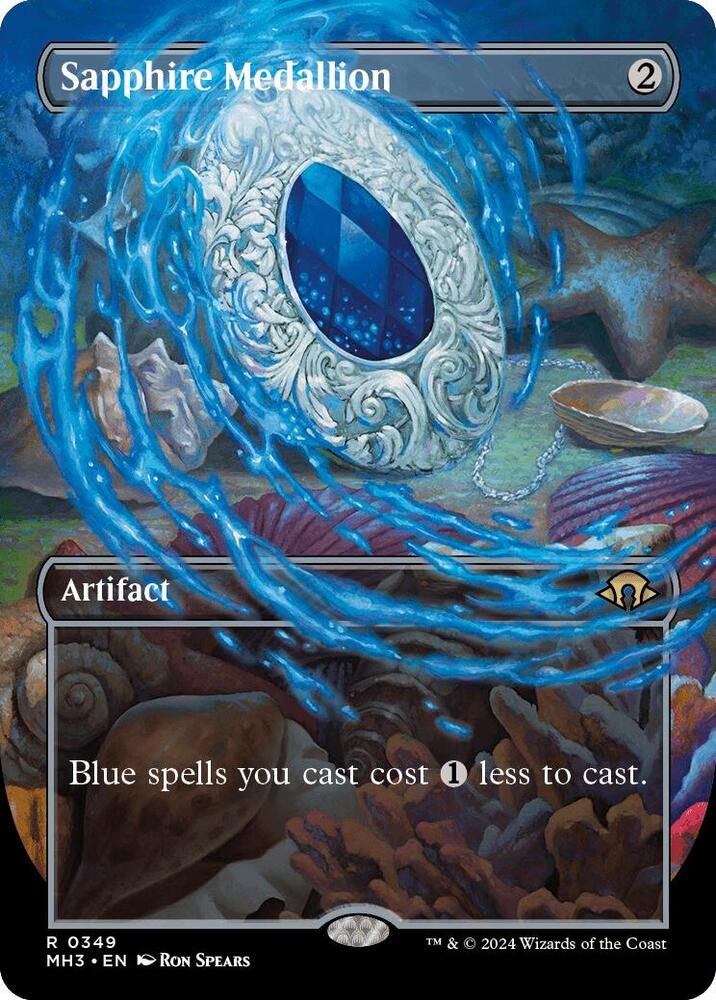 Sapphire Medallion (Borderless) [Modern Horizons 3]