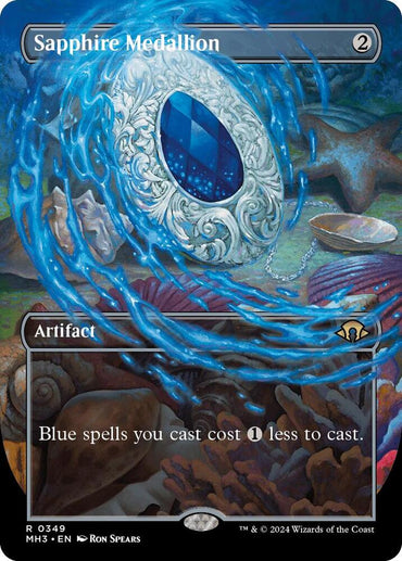Sapphire Medallion (Borderless) [Modern Horizons 3]
