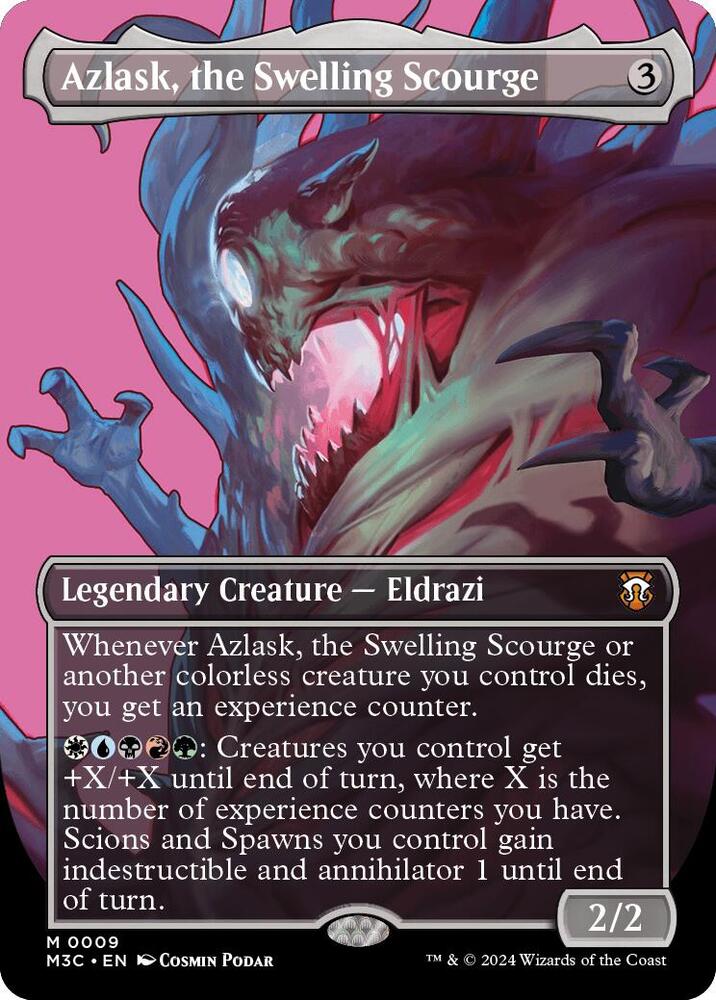 Azlask, the Swelling Scourge (Borderless) [Modern Horizons 3 Commander]