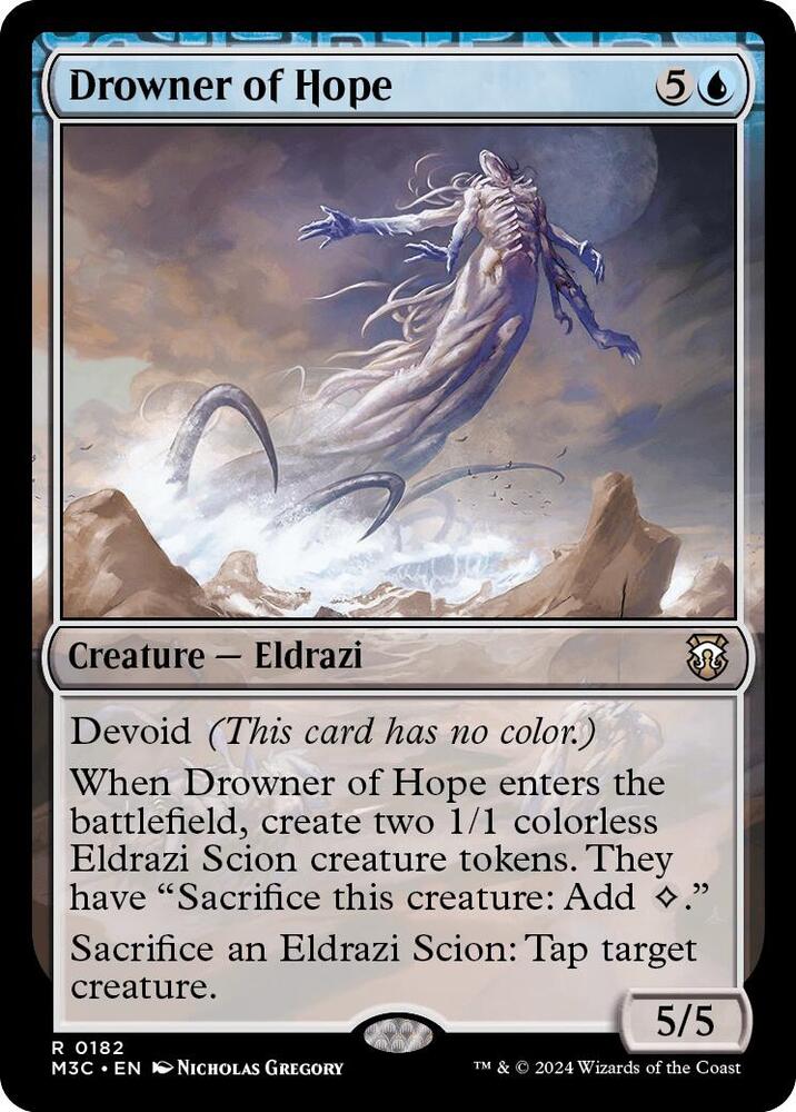 Drowner of Hope (Ripple Foil) [Modern Horizons 3 Commander]