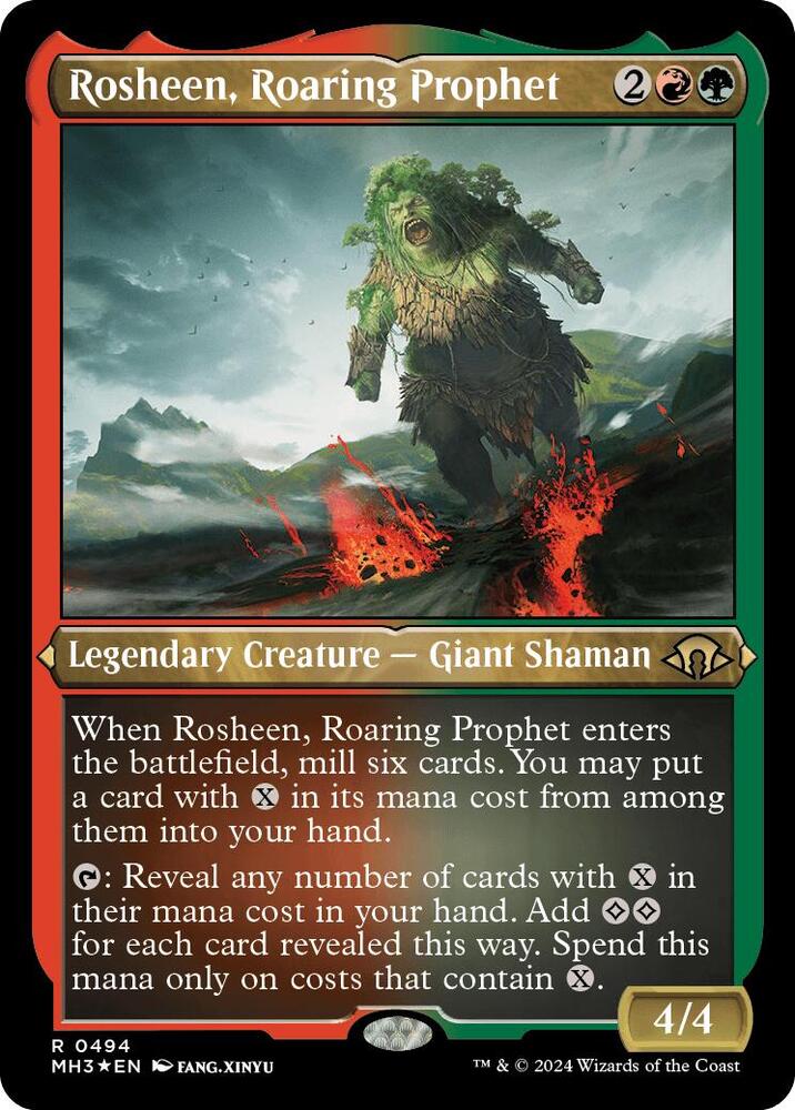 Rosheen, Roaring Prophet (Foil Etched) [Modern Horizons 3]