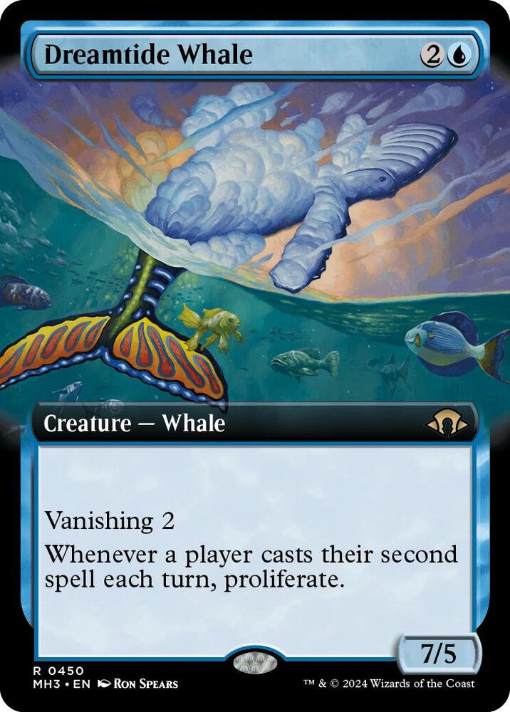 Dreamtide Whale (Extended Art) [Modern Horizons 3]
