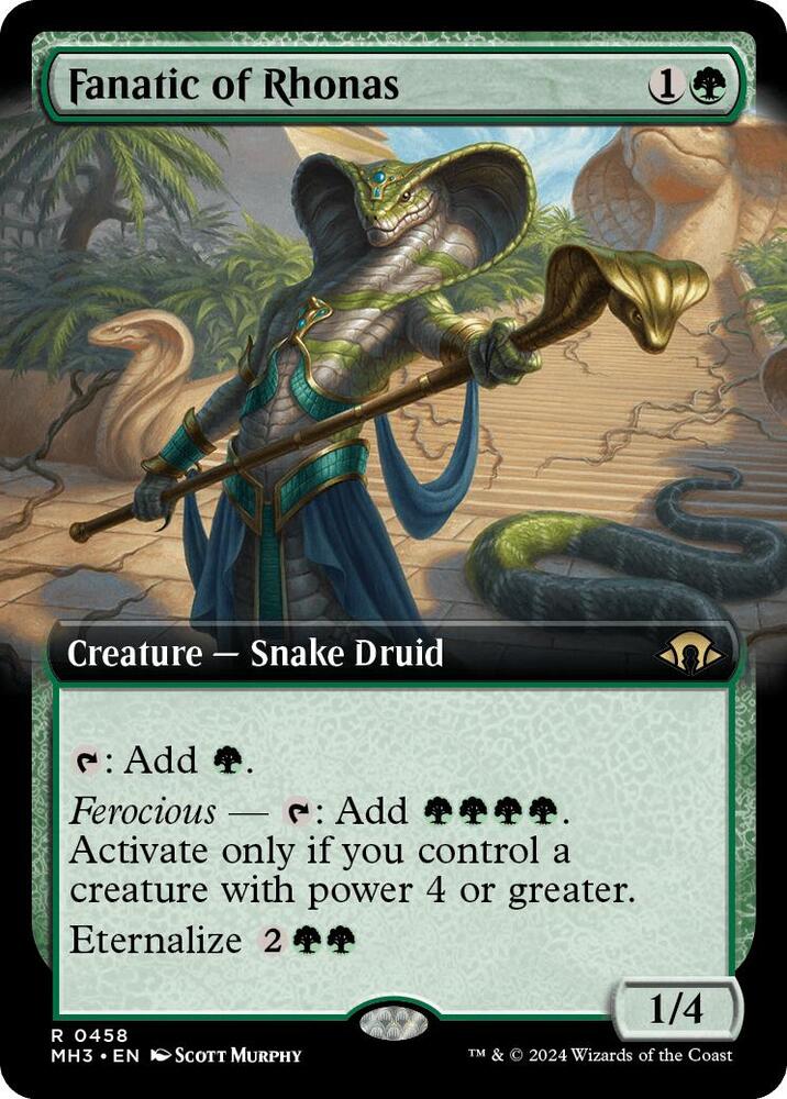 Fanatic of Rhonas (Extended Art) [Modern Horizons 3]