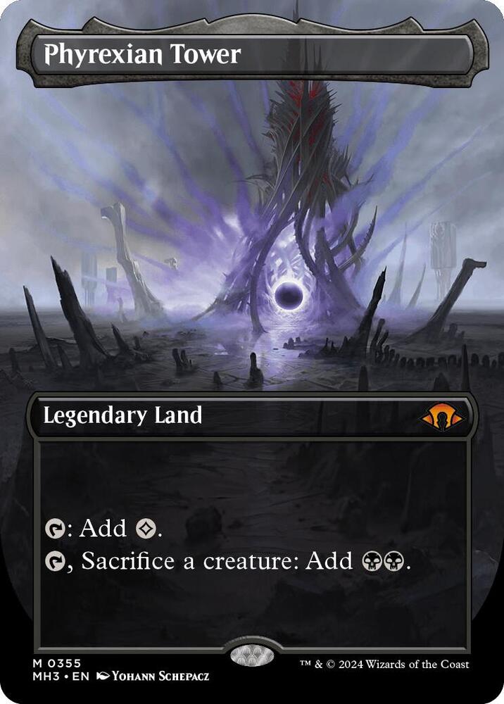 Phyrexian Tower (Borderless) [Modern Horizons 3]