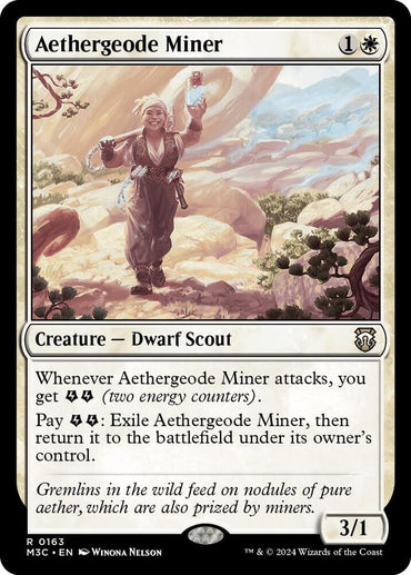 Aethergeode Miner [Modern Horizons 3 Commander]