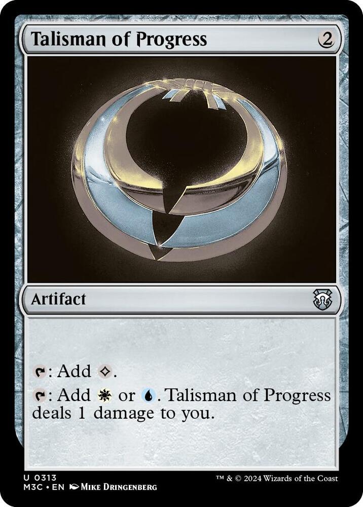 Talisman of Progress (Ripple Foil) [Modern Horizons 3 Commander]