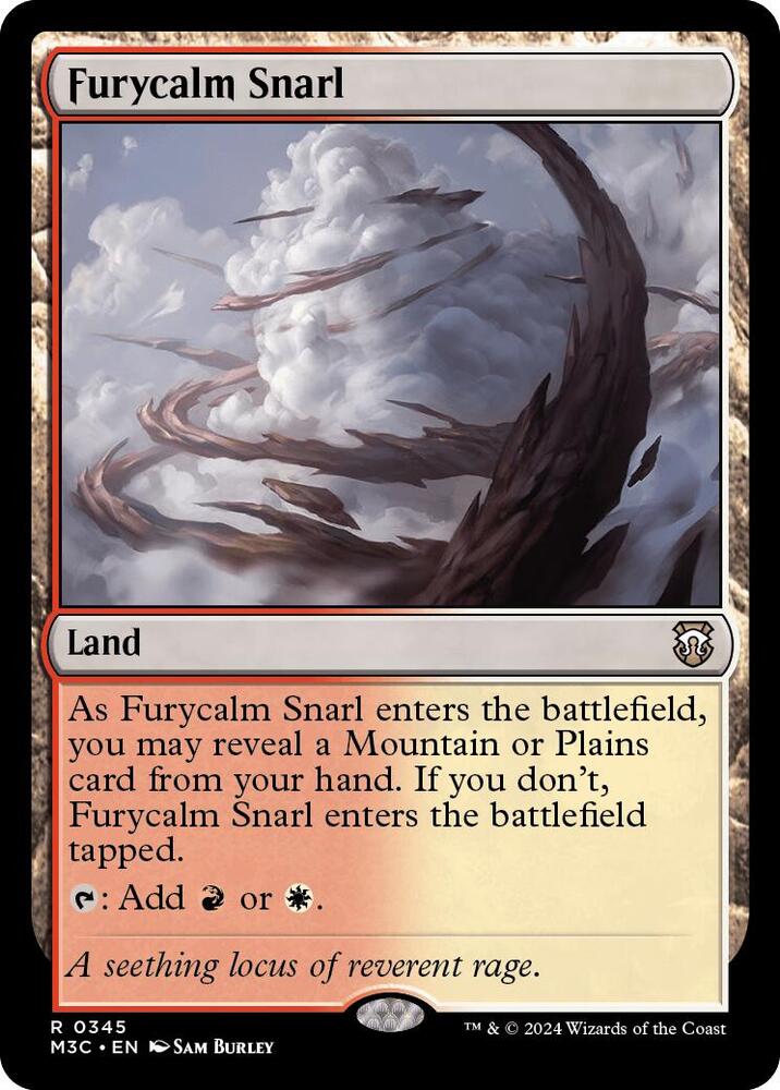 Furycalm Snarl (Ripple Foil) [Modern Horizons 3 Commander]