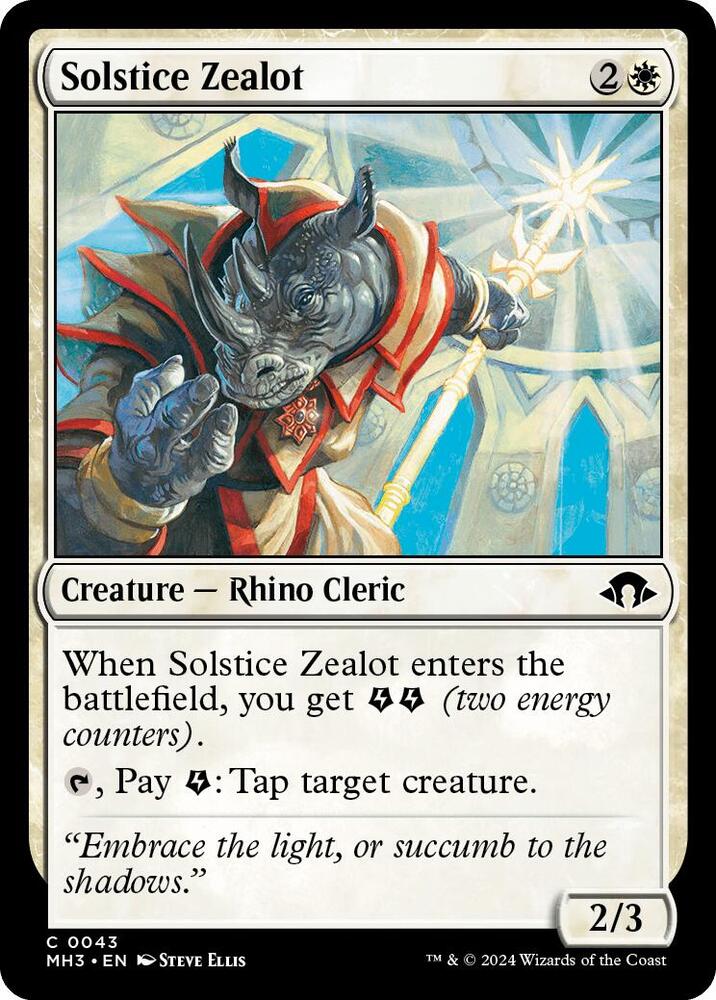 Solstice Zealot [Modern Horizons 3]