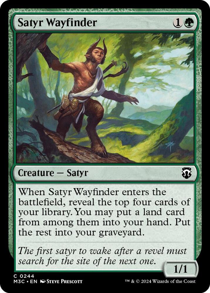 Satyr Wayfinder (Ripple Foil) [Modern Horizons 3 Commander]