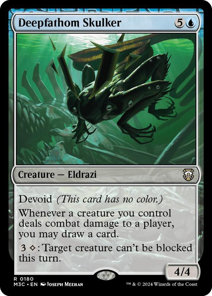 Deepfathom Skulker (Ripple Foil) [Modern Horizons 3 Commander]