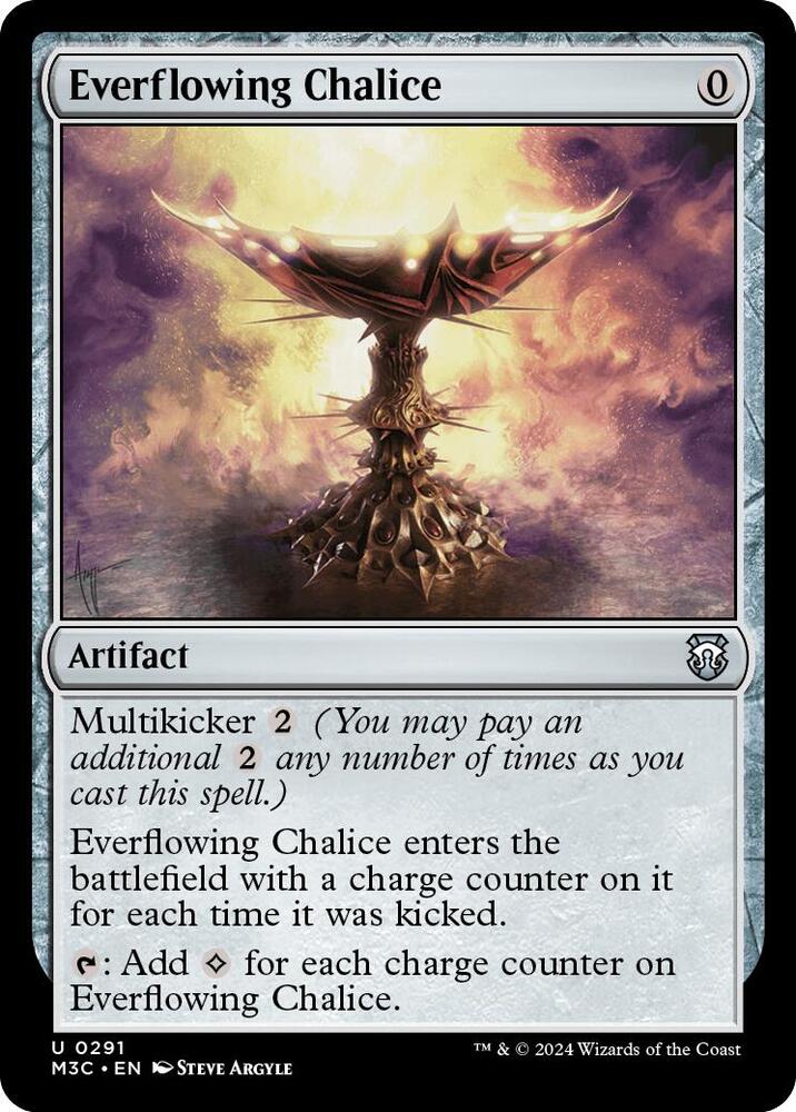Everflowing Chalice (Ripple Foil) [Modern Horizons 3 Commander]
