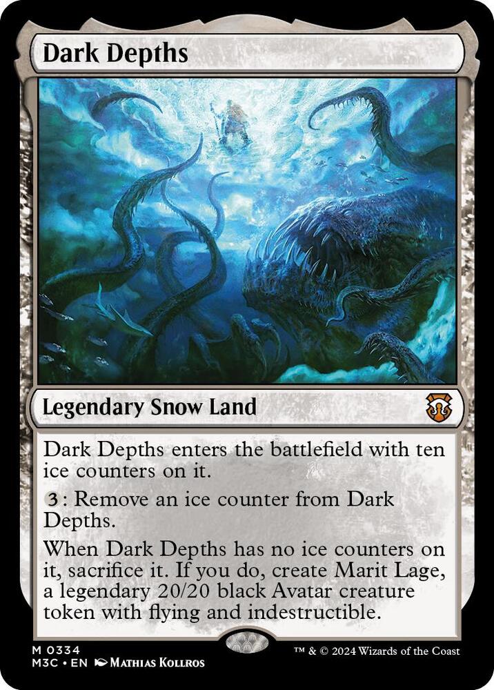 Dark Depths (Ripple Foil) [Modern Horizons 3 Commander]