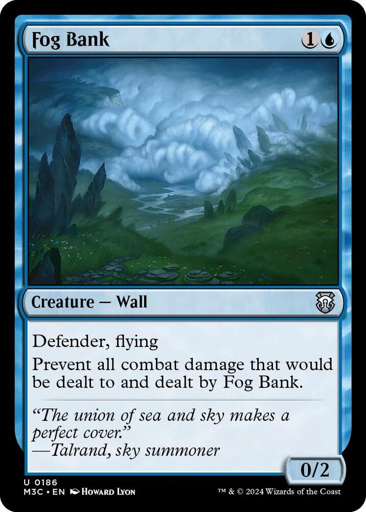 Fog Bank (Ripple Foil) [Modern Horizons 3 Commander]