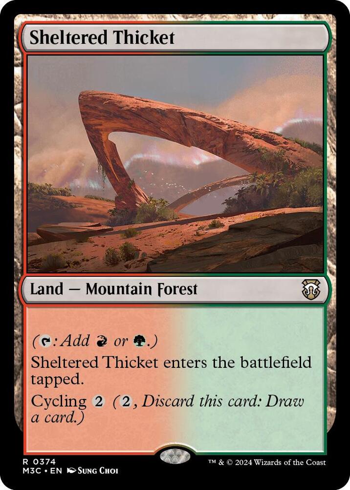 Sheltered Thicket [Modern Horizons 3 Commander]