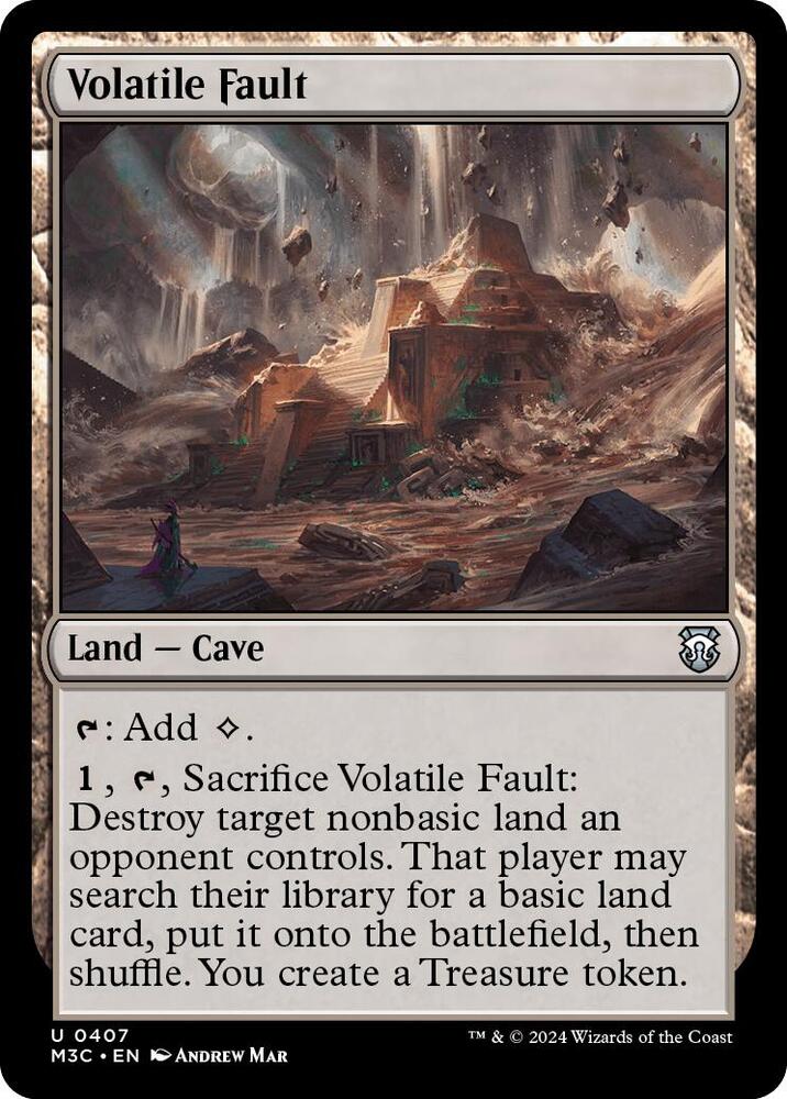 Volatile Fault (Ripple Foil) [Modern Horizons 3 Commander]