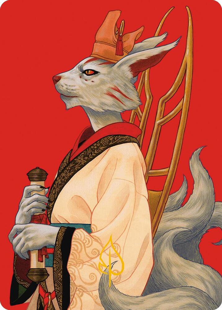 Pearl-Ear, Imperial Advisor Art Card (Gold-Stamped Signature) [Modern Horizons 3 Art Series]