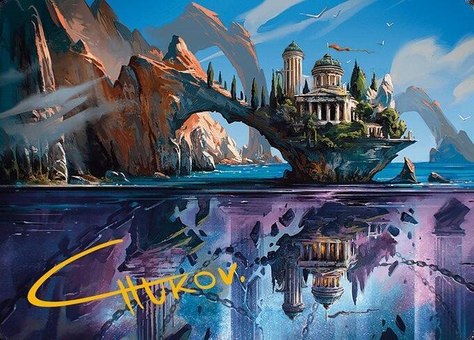 Copy Land Art Card (Gold-Stamped Signature) [Modern Horizons 3 Art Series]
