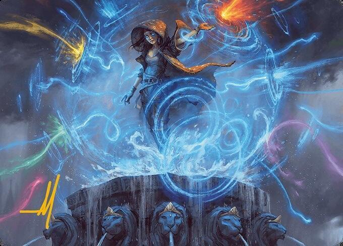 Flusterstorm Art Card (Gold-Stamped Signature) [Modern Horizons 3 Art Series]