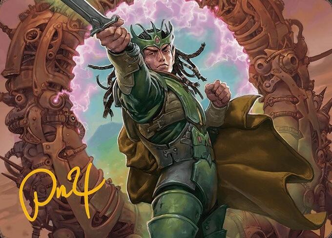 Eladamri, Korvecdal Art Card (Gold-Stamped Signature) [Modern Horizons 3 Art Series]