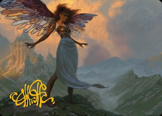 Glasswing Grace Art Card (Gold-Stamped Signature) [Modern Horizons 3 Art Series]