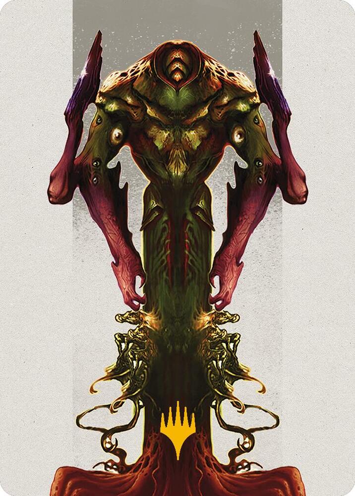 Kozilek, the Broken Reality Art Card (Gold-Stamped Planeswalker Symbol) [Modern Horizons 3 Art Series]