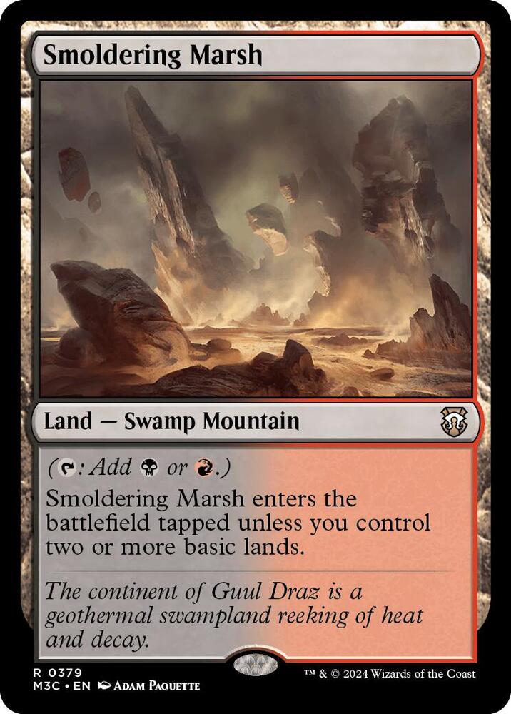 Smoldering Marsh [Modern Horizons 3 Commander]