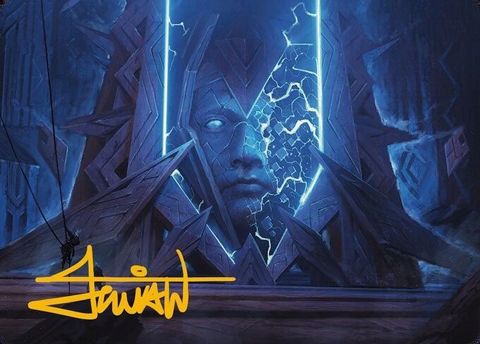Stone Idol Generator Art Card (Gold-Stamped Signature) [Modern Horizons 3 Art Series]