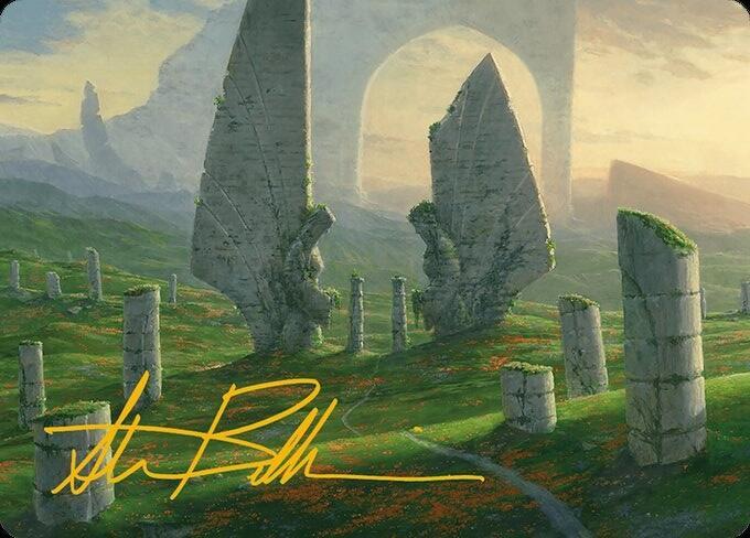 Monumental Henge Art Card (Gold-Stamped Signature) [Modern Horizons 3 Art Series]
