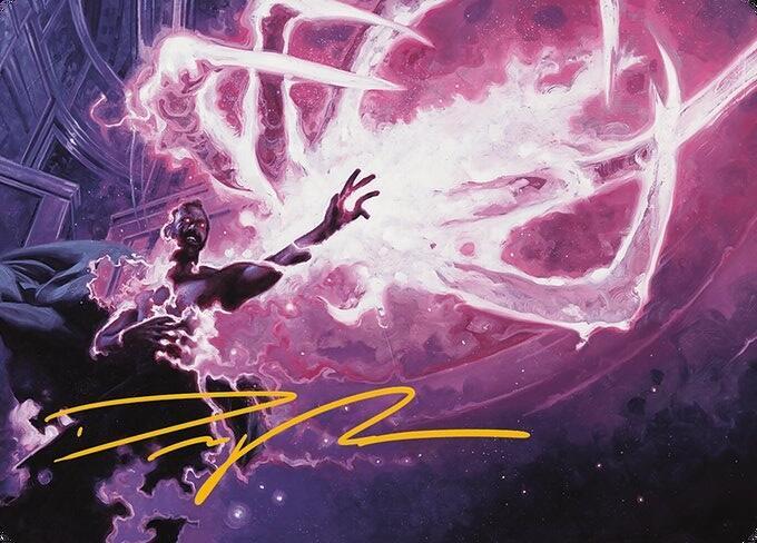 Flare of Malice Art Card (Gold-Stamped Signature) [Modern Horizons 3 Art Series]