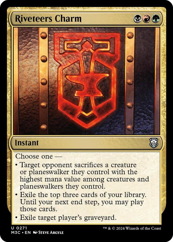 Riveteers Charm (Ripple Foil) [Modern Horizons 3 Commander]