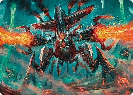Exterminator Magmarch Art Card [Modern Horizons 3 Art Series]